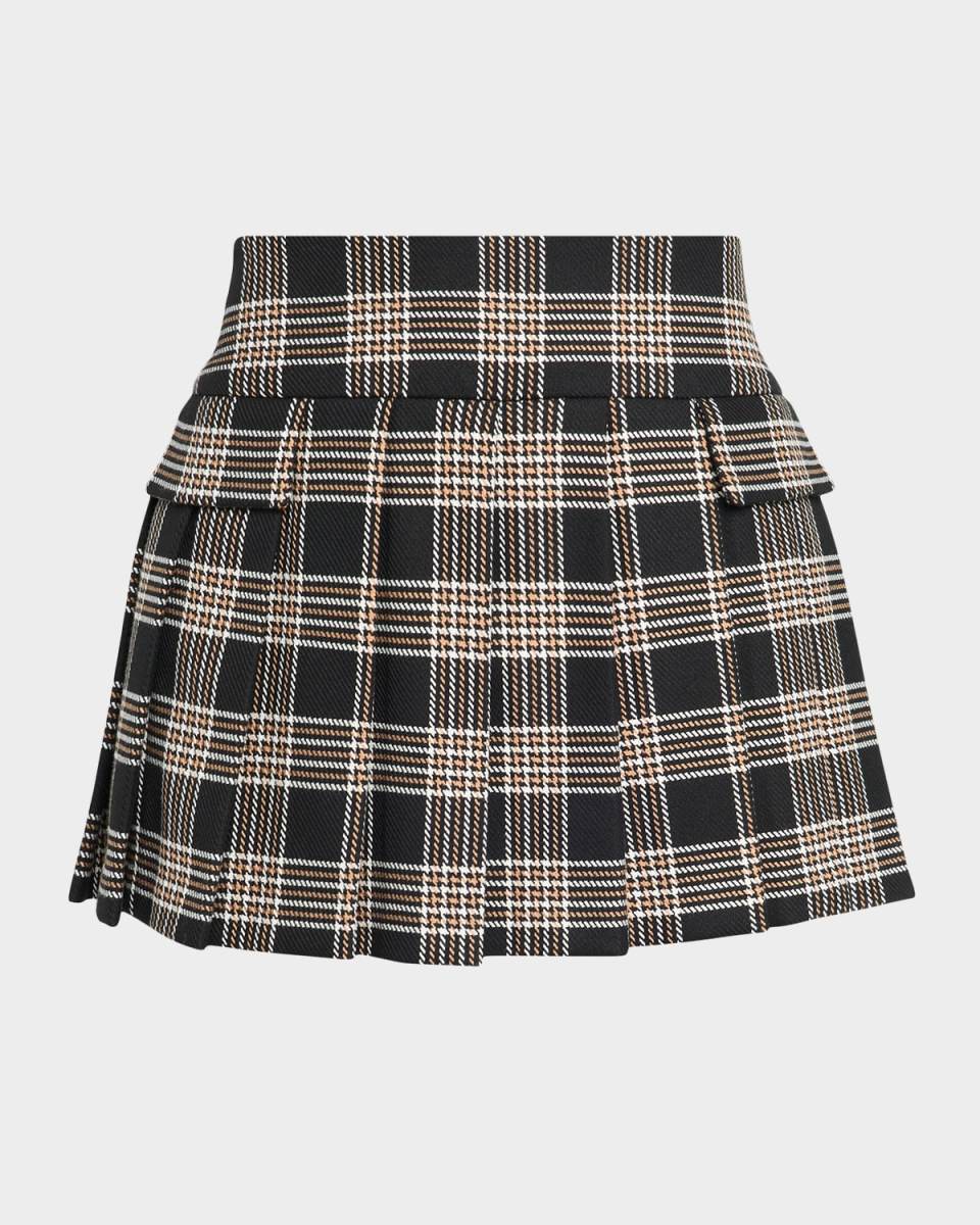 Sabrina Plaid Mini Skirt